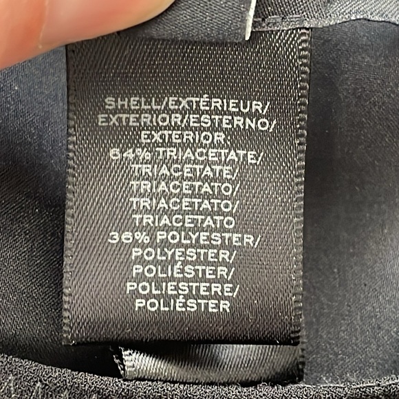 Marc by Marc Jacobs Irving Crepe Zip Front Mini Dress Black Puff Sleeve Sz 6 - Picture 13 of 15